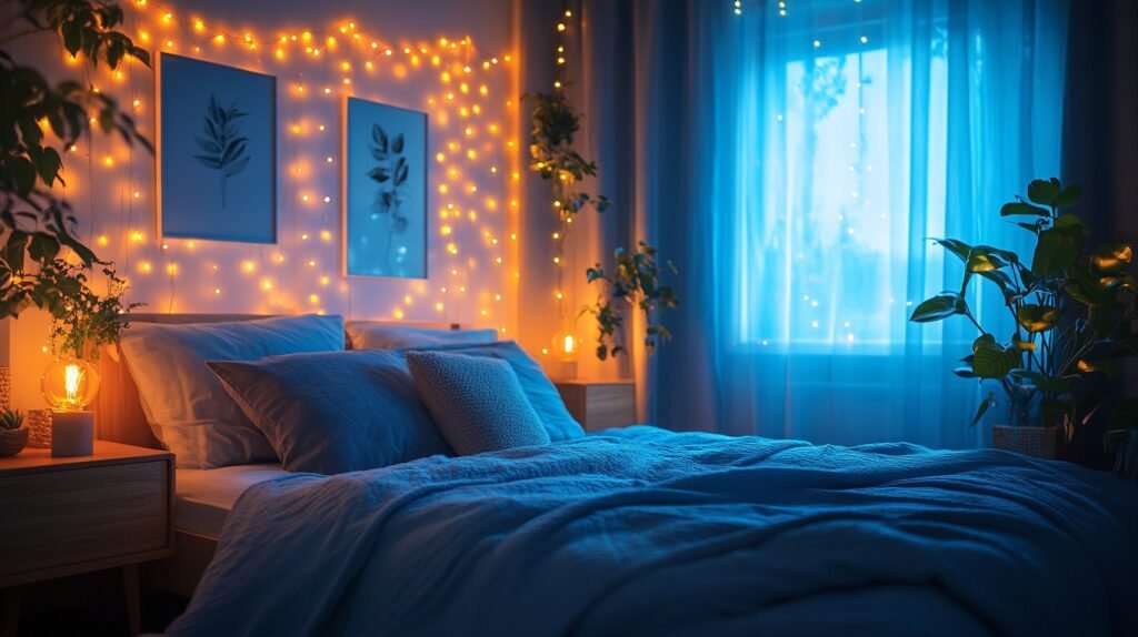 dark boho bedroom