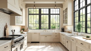 neutral kitchen cabinets