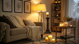 cozy lighting living room